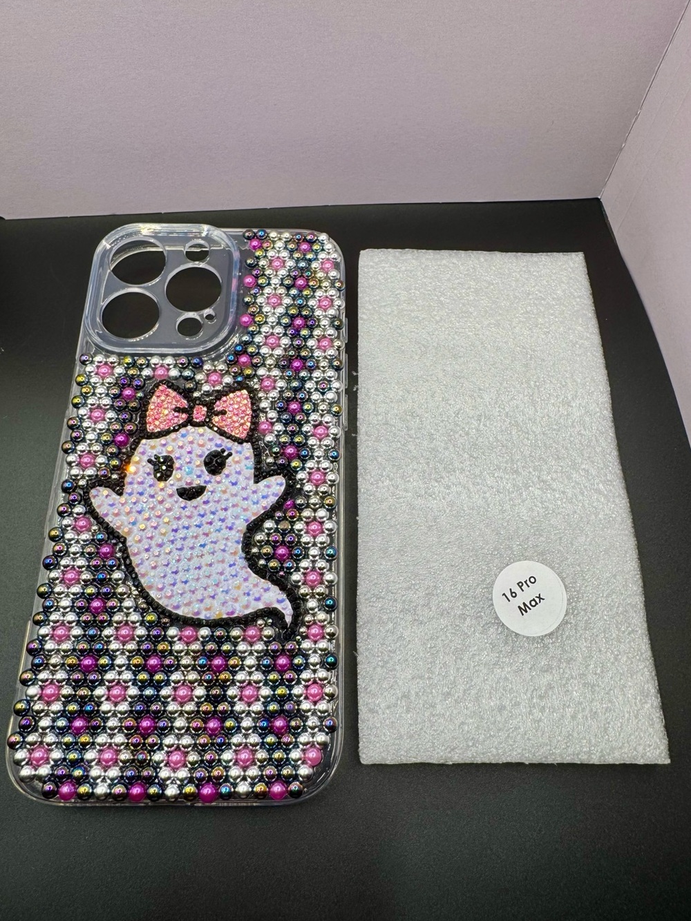 Halloween Rhinestone IPhone 16 Pro Max Case - Picture 2 of 2